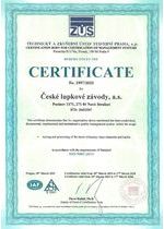 certifikát
