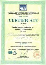 certifikát