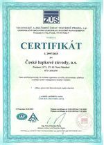 certifikát