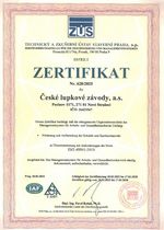 certifikát